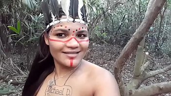 Tigresa Vip Menyamar Jadi Indian Dan Nyerang Si Tukang Kayu, Tapi Dia Malah Langsung Masuk Ke Pantatnya
